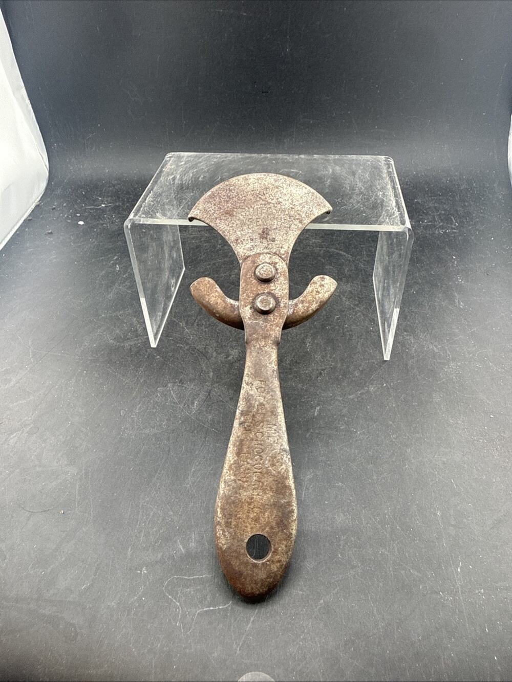 Antique Forbes Chocolate Triumph Fruit Jar Wrench Can Opener Vintage Tool 1903
